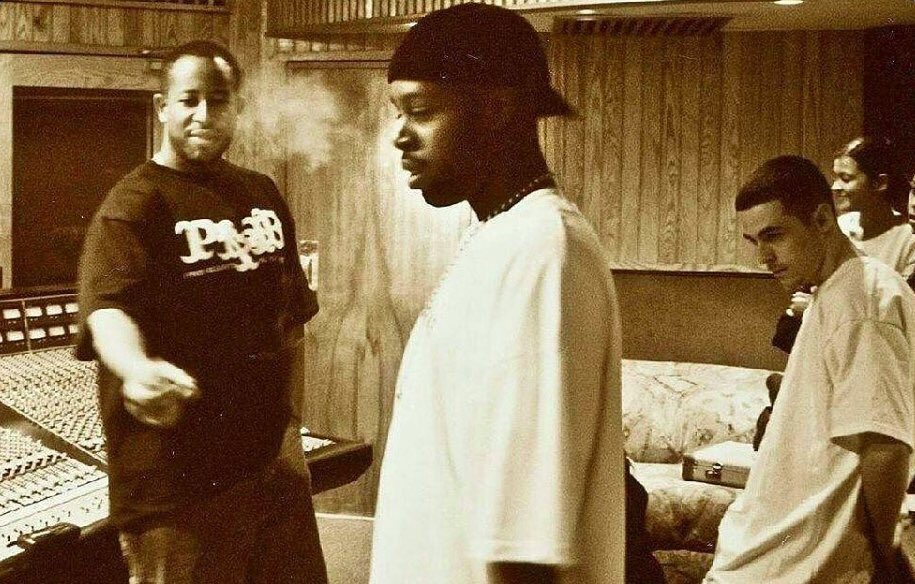 J Dilla, DJ Premiere, and The Alchemist at Electric Lady Studios in New York, 1998