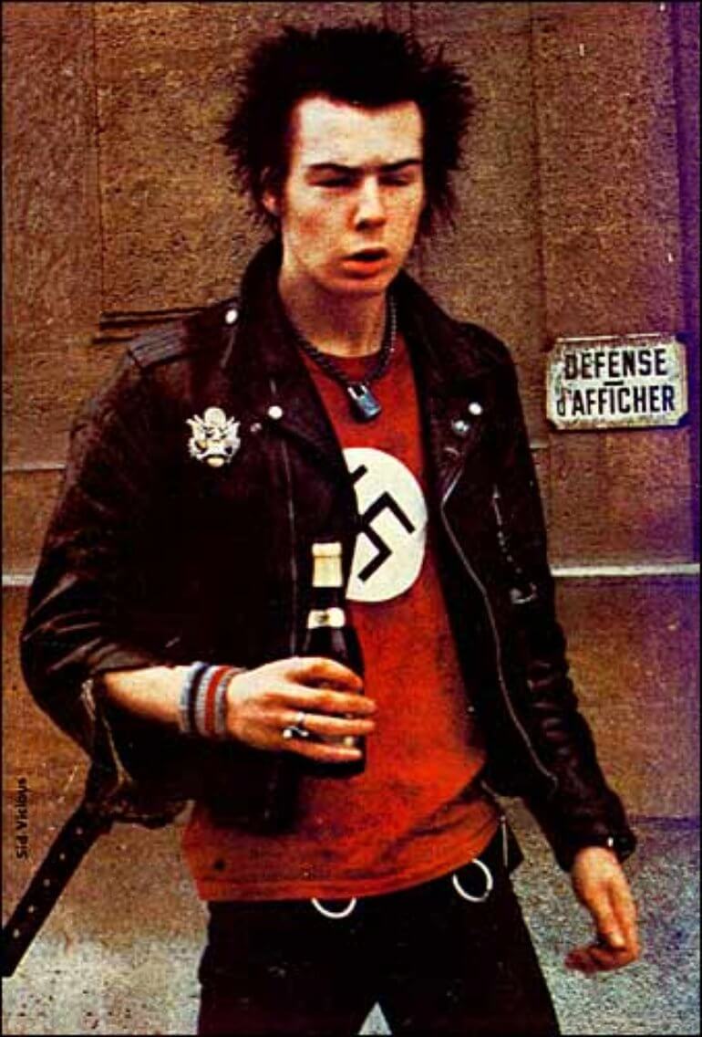 Sid Vicious During Filming of the Movie [The Great Rock N' Roll Swindle] by Malcolm Mclaren, 1978