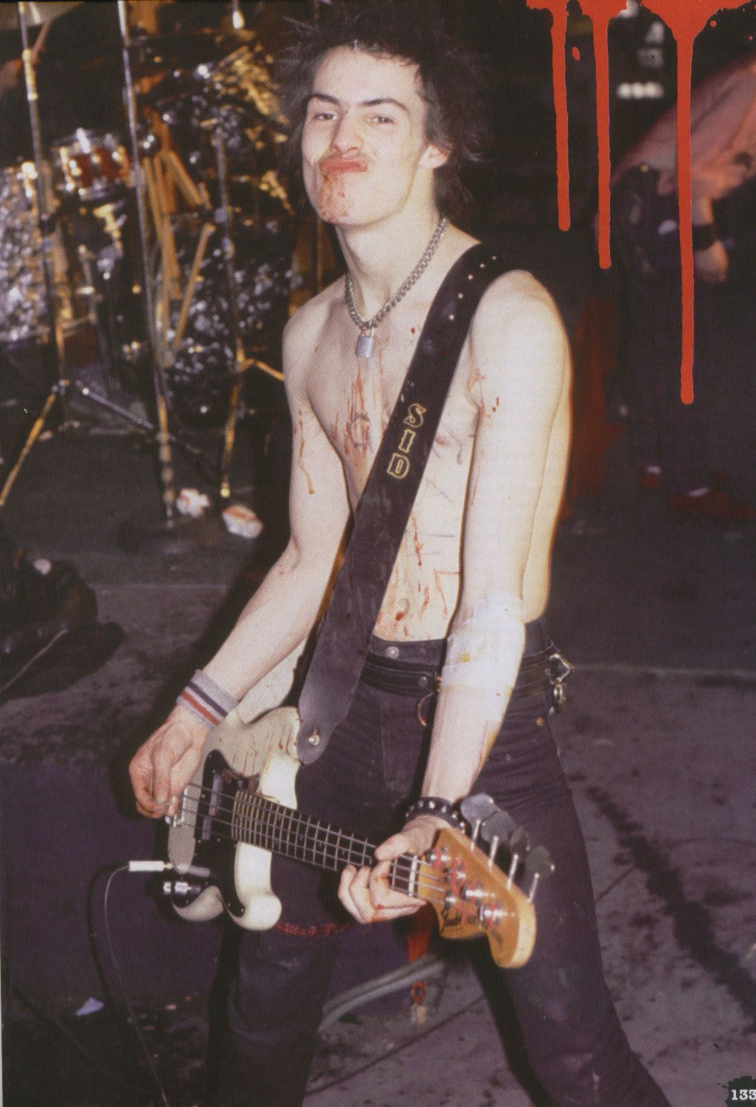 Sid Vicious Performing with the Sex Pistols at the Longhorn Ballroom, 1978