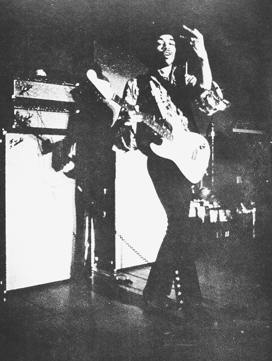 Jimi Hendrix Performing at the Winterland Ballroom in San Francisco, California. 1968