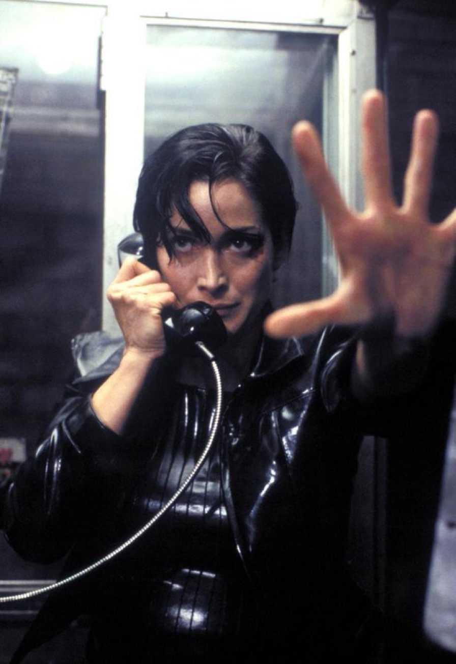 Carrie-Anne Moss as Trinity in [The Matrix], 1999