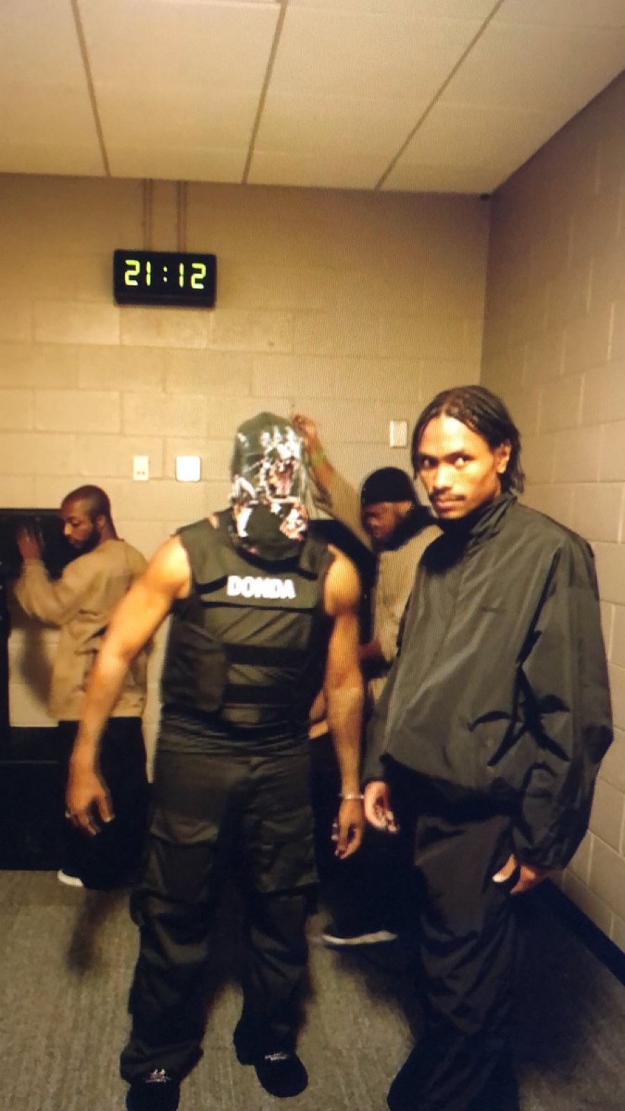 Kanye West with Steve Lacy on the DONDA Livestream, 2021