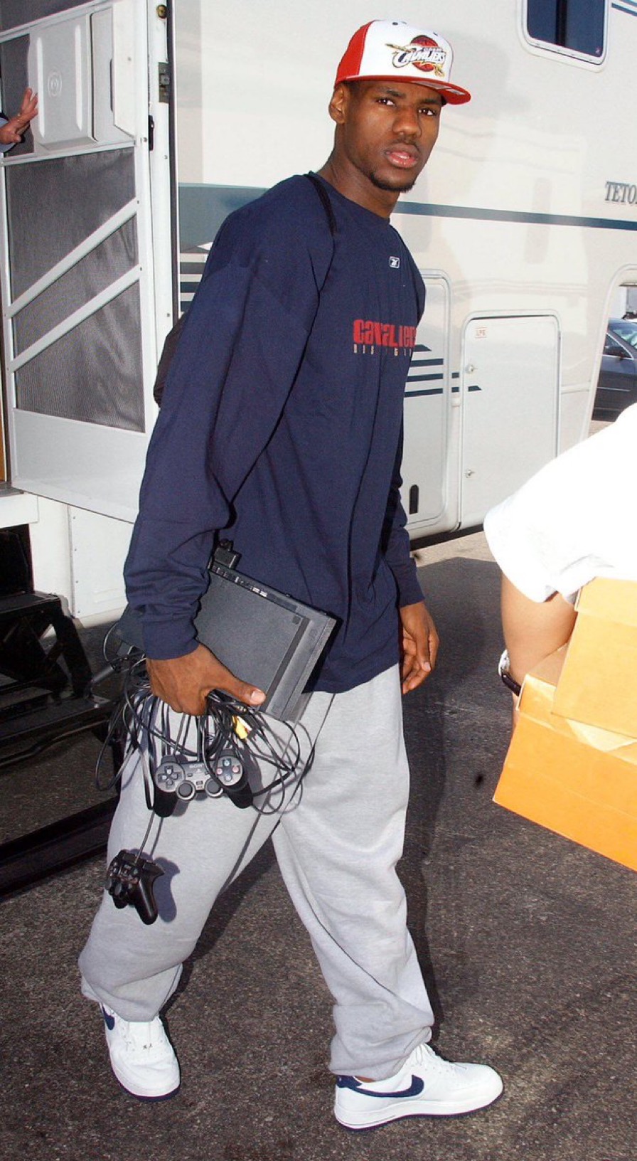 Lebron James during his NBA Rookie Season, 2003